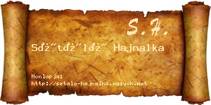 Sétáló Hajnalka névjegykártya